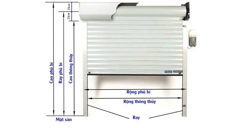 Cách lắp đặt cửa cuốn tấm liền khe thoáng