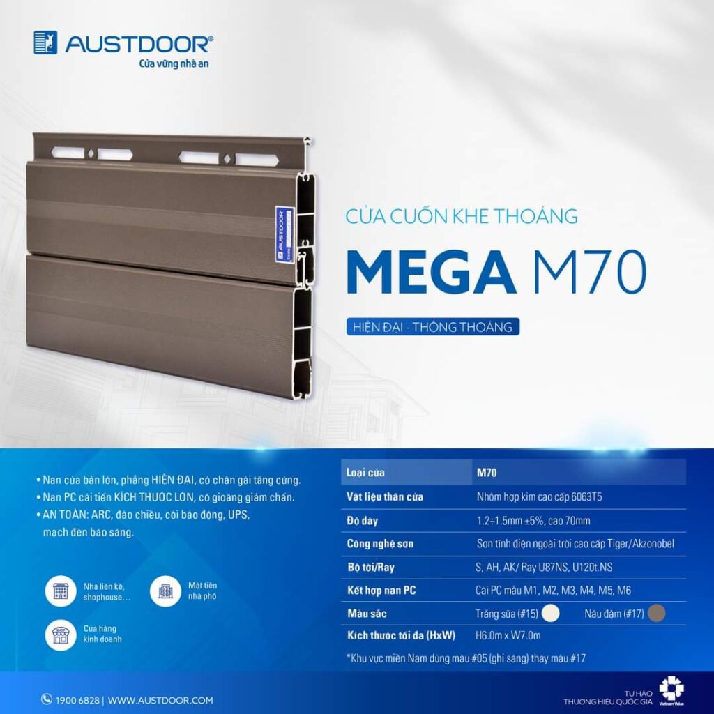 mau-cua-cuon-M70-austdoor