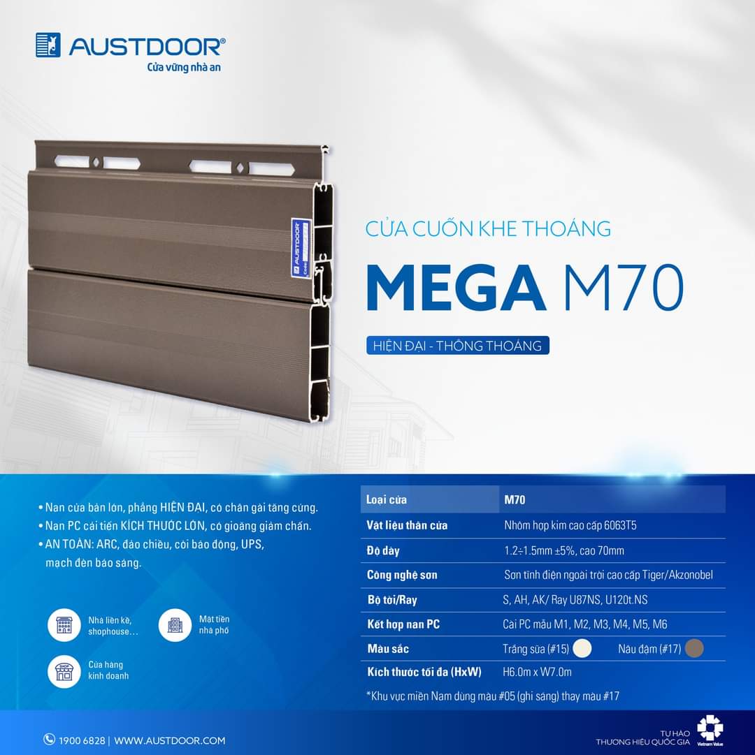 mau-cua-cuon-M70-austdoor