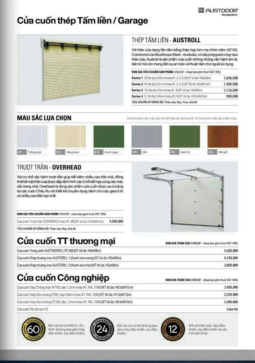 Báo Giá Lắp Đặt Cửa Cuốn AustDoor Tại Quận Gò Vấp - Dịch Vụ Từ Saodoor