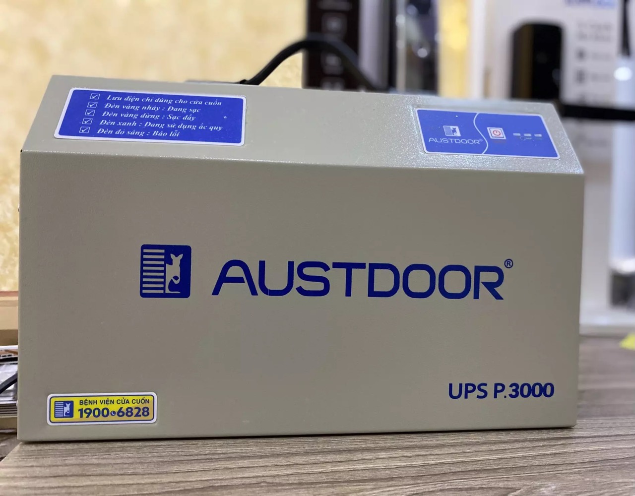 Bình lưu điện Cửa cuốn AustDoor Huyện Bình Chánh – Giải pháp bền vững, an toàn cho hệ thống cửa tự động