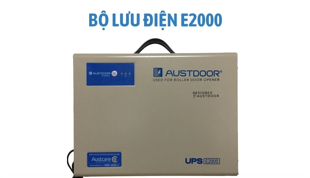 Bình lưu điện cửa cuốn AustDoor Huyện Nhà Bè SaoDoor - Giải pháp an toàn tối ưu cho nhà bạn