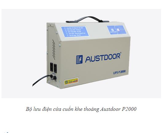 Bình lưu điện cửa cuốn Austdoor Quận 10 – Bảo vệ an toàn cho gia đình
