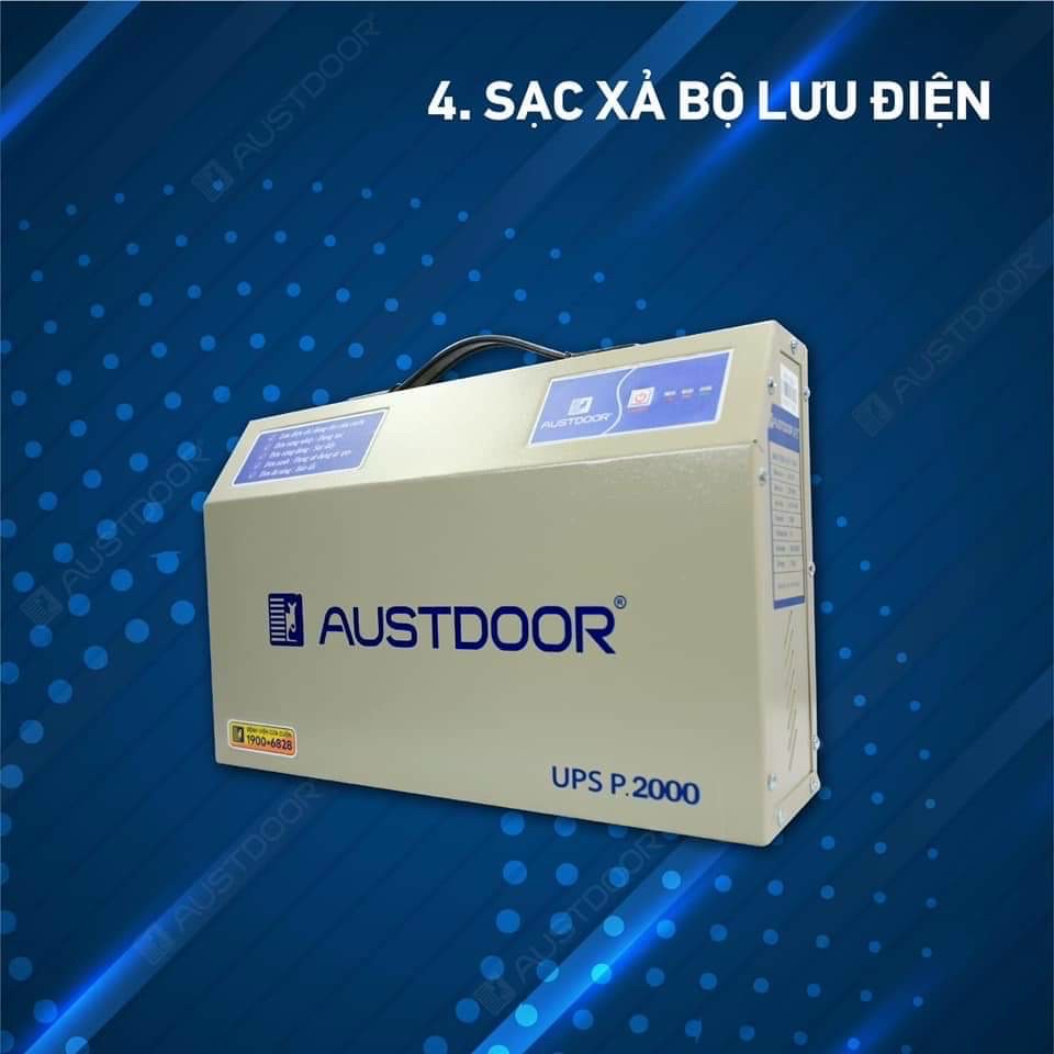 Bình lưu điện cửa cuốn Austdoor Quận 10 – Bảo vệ an toàn cho gia đình