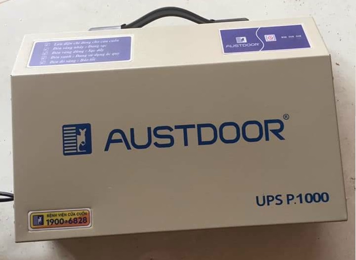 Bình lưu điện cửa cuốn AustDoor – Giải pháp tối ưu tại Quận Gò Vấp SaoDoor