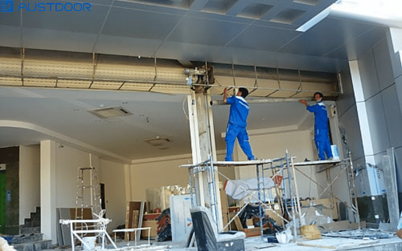 Hệ thống Lắp đặt cửa cuốn Austdoor Bình Dương chính hãng Uy tín - Giá tốt Saodoor