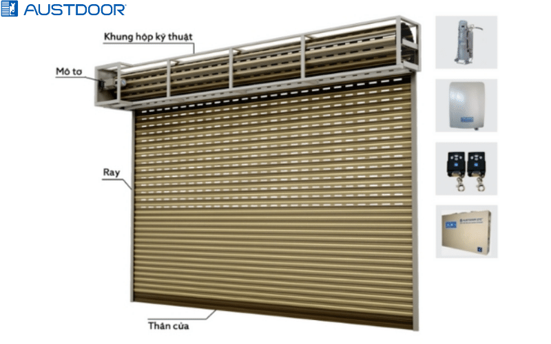 Hệ thống Lắp đặt cửa cuốn Austdoor Hậu Giang chính hãng Uy tín giá tốt Saodoor – Giải pháp an toàn, tiện lợi cho ngôi nhà của bạn
