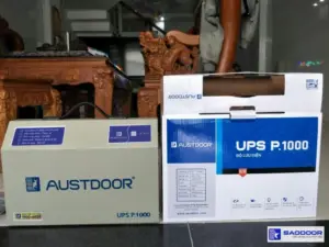 Bình lưu điện cửa cuốn Austdoor Bàu Bàng Bình Dương 1