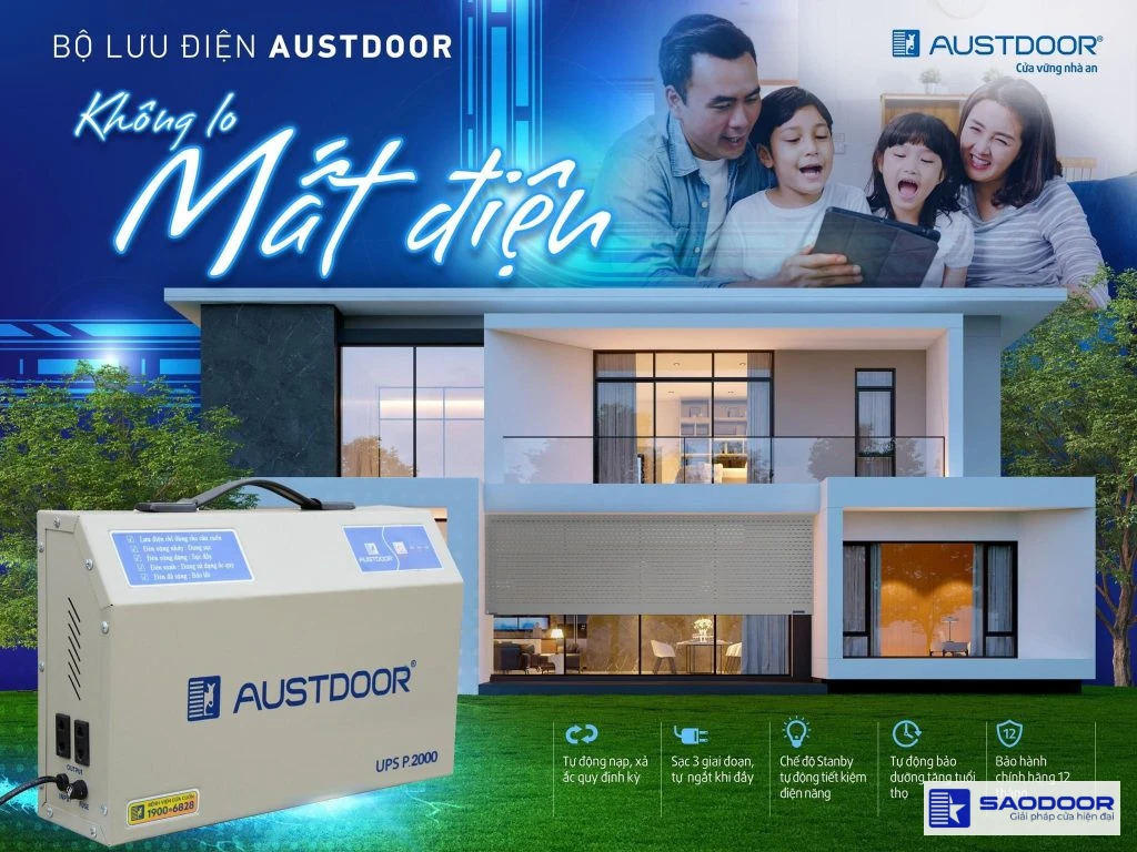 Bình lưu điện cửa cuốn phường Xuân Hòa TP.HCM chọn đúng loại bền an toàn