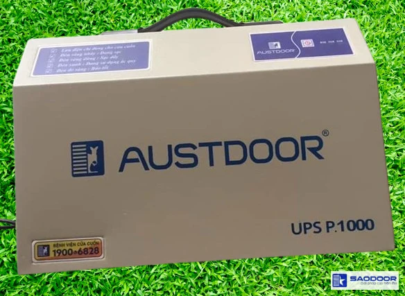 Bình lưu điện cửa cuốn Austdoor Tân Uyên Bình Dương 03