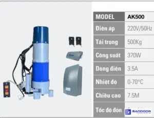 Motor cửa cuốn Austdoor Dĩ An Bình Dương 01