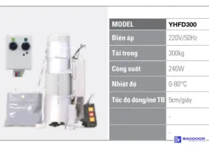 Motor cửa cuốn Austdoor KCN Bàu Bàng Bình Dương 02