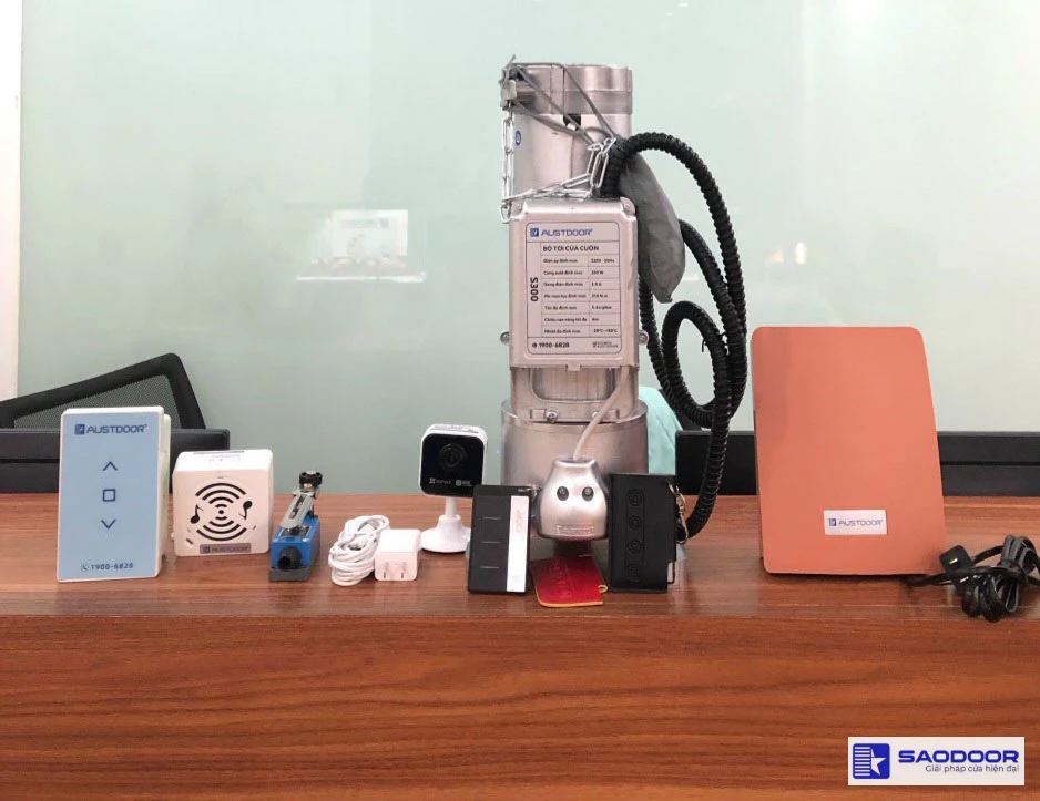 Motor cửa cuốn Austdoor KCN Bàu Bàng Bình Dương 03