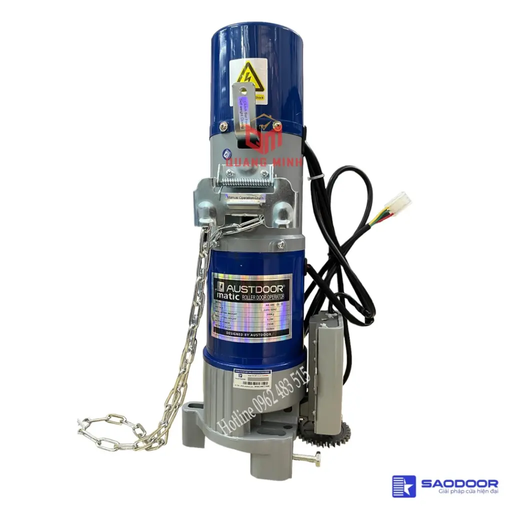 Motor cửa cuốn Austdoor KCN Mỹ Phước Bình Dương bền mạnh đúng tải