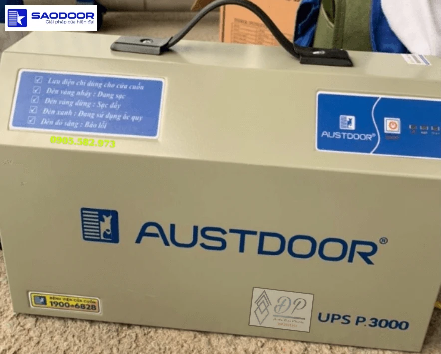 Bình lưu điện cửa cuốn phường Bình Trưng TP.HCM chọn đúng loại bền an toàn