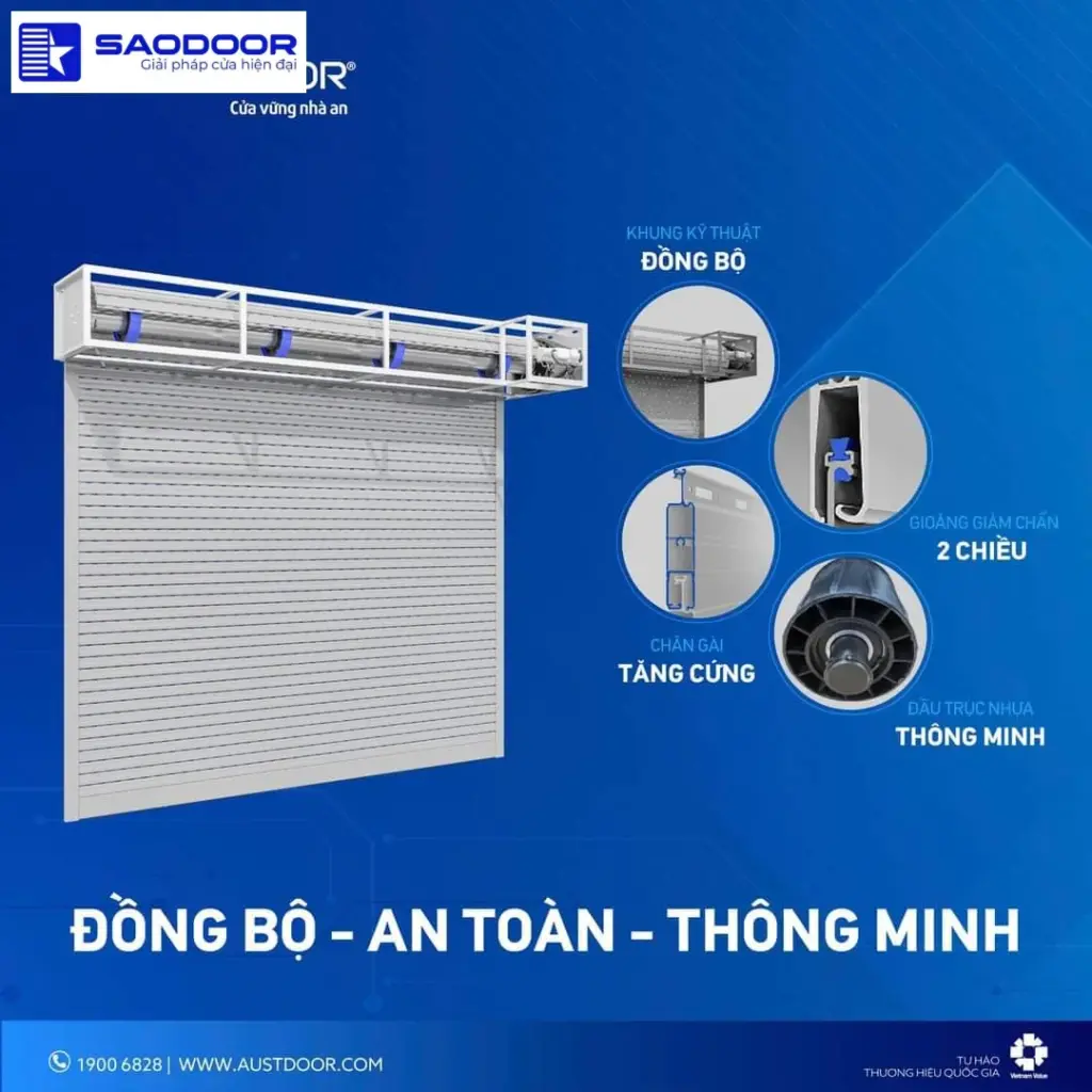 Lắp đặt cửa cuốn phường Tân Hòa TP.HCM chính hãng bền đẹp an toàn giá tốt