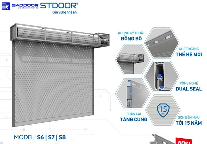 Lắp đặt cửa cuốn phường An Phú Đông TP.HCM chính hãng bền đẹp an toàn giá tốt
