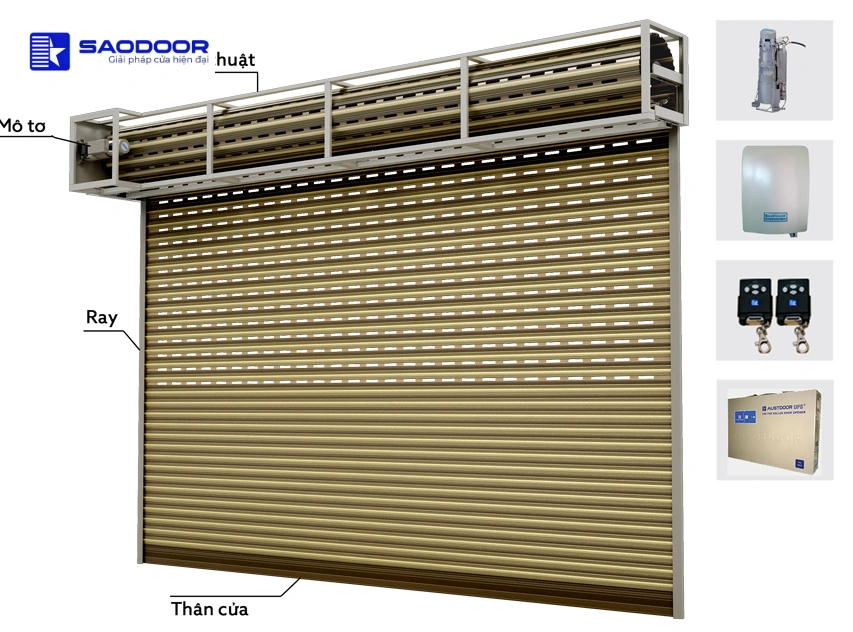 Lắp đặt cửa cuốn phường Đông Hưng Thuận TP.HCM chính hãng bền đẹp an toàn giá tốt 03
