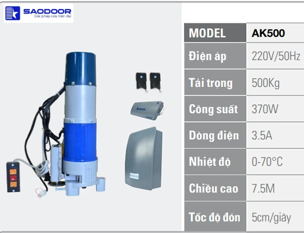 Motor cửa cuốn phường Hiệp Bình TP.HCM chính hãng bền êm an toàn