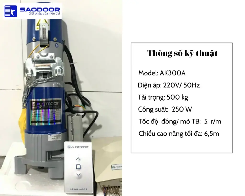Motor cửa cuốn phường Hạnh Thông TP.HCM chính hãng bền êm an toàn