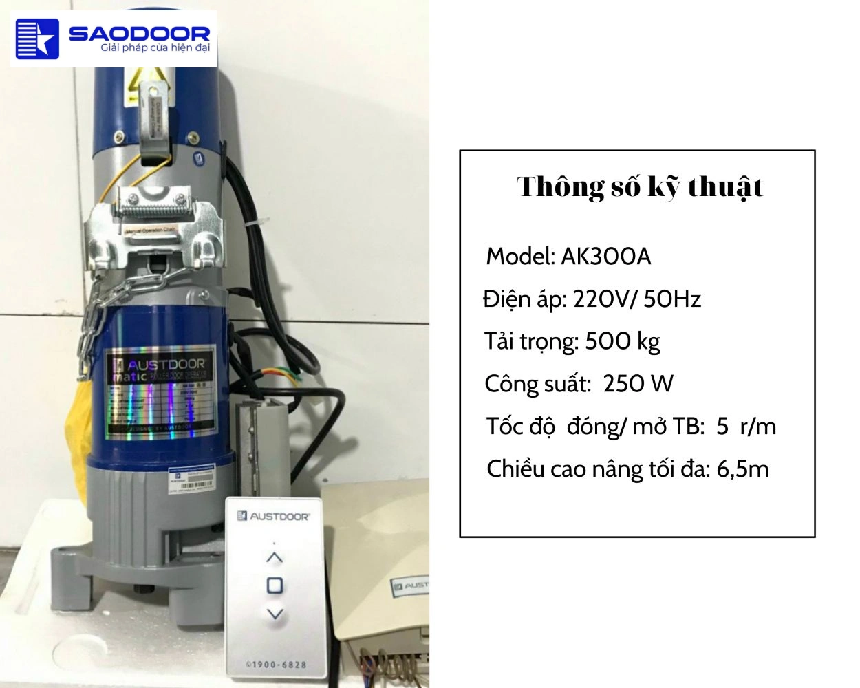 Motor cửa cuốn phường Hạnh Thông TP.HCM chính hãng bền êm an toàn