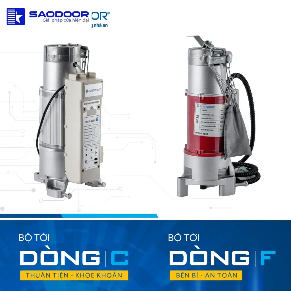 Motor cửa cuốn phường Tân Sơn TP.HCM chính hãng bền êm an toàn