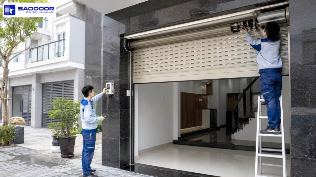 Sửa cửa cuốn phường Tân Sơn TP.HCM nhanh chóng an toàn giá tốt