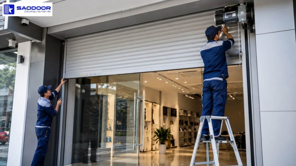 Sửa cửa cuốn phường Hiệp Bình TP.HCM nhanh chóng an toàn giá tốt