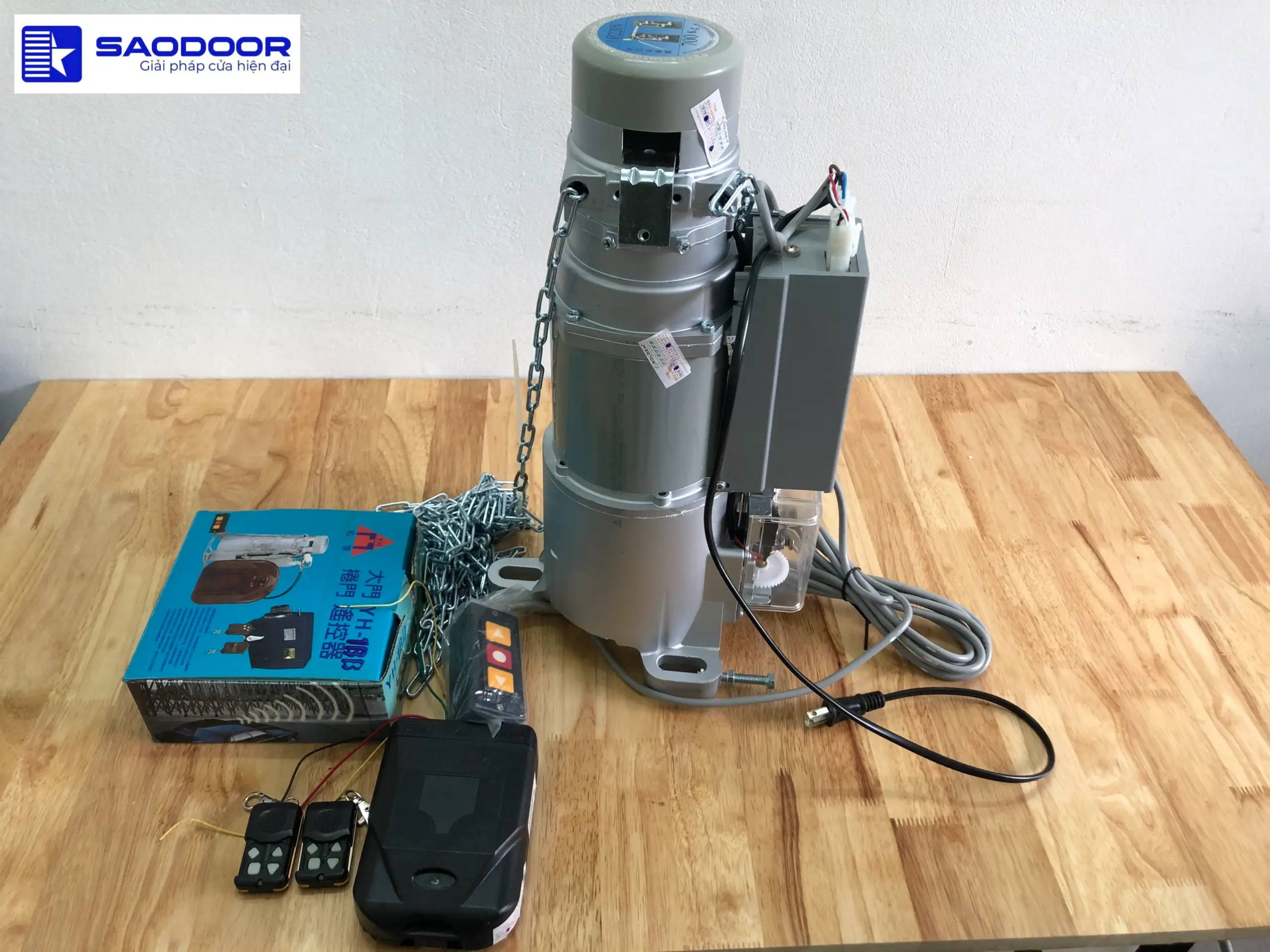Bộ Motor Cửa Cuốn YH7 Đài Loan Nhập Khẩu Chính Hãng