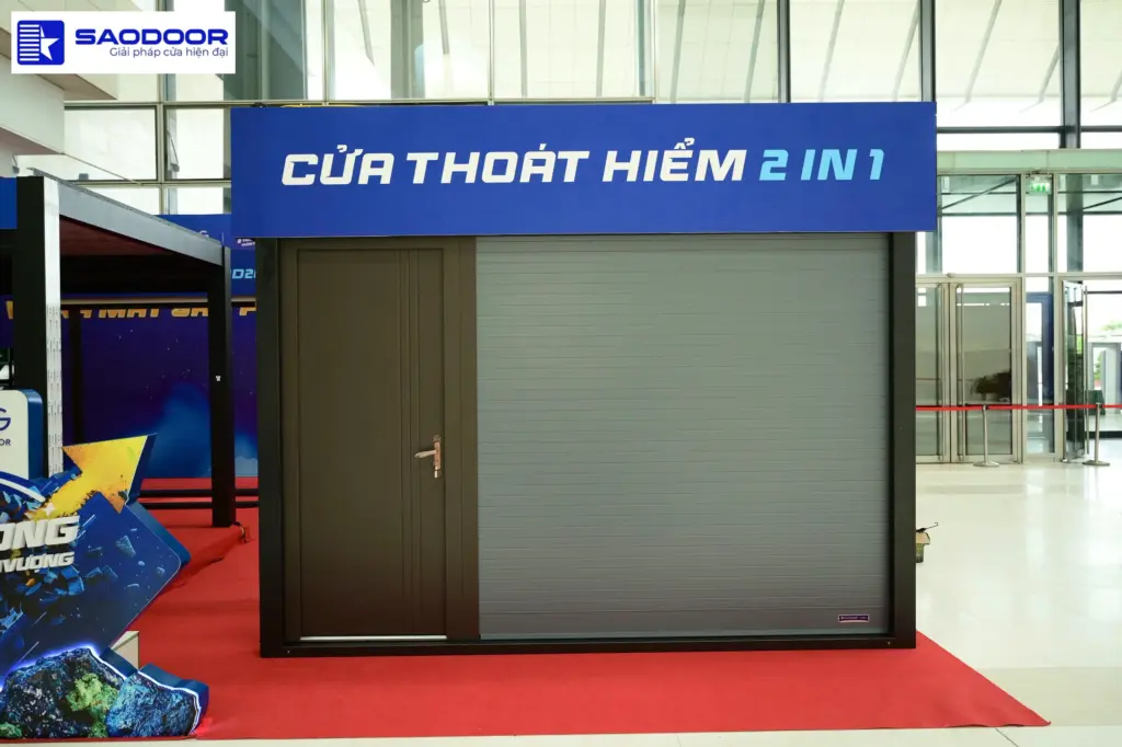 Cửa 2in1 Giải Pháp Cửa Cuốn Tích Hợp Thông Minh