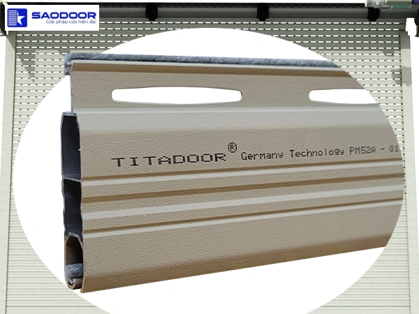 Cửa Cuốn Đức Khe Thoáng Titadoor PM52A Hiện Đại An Toàn
