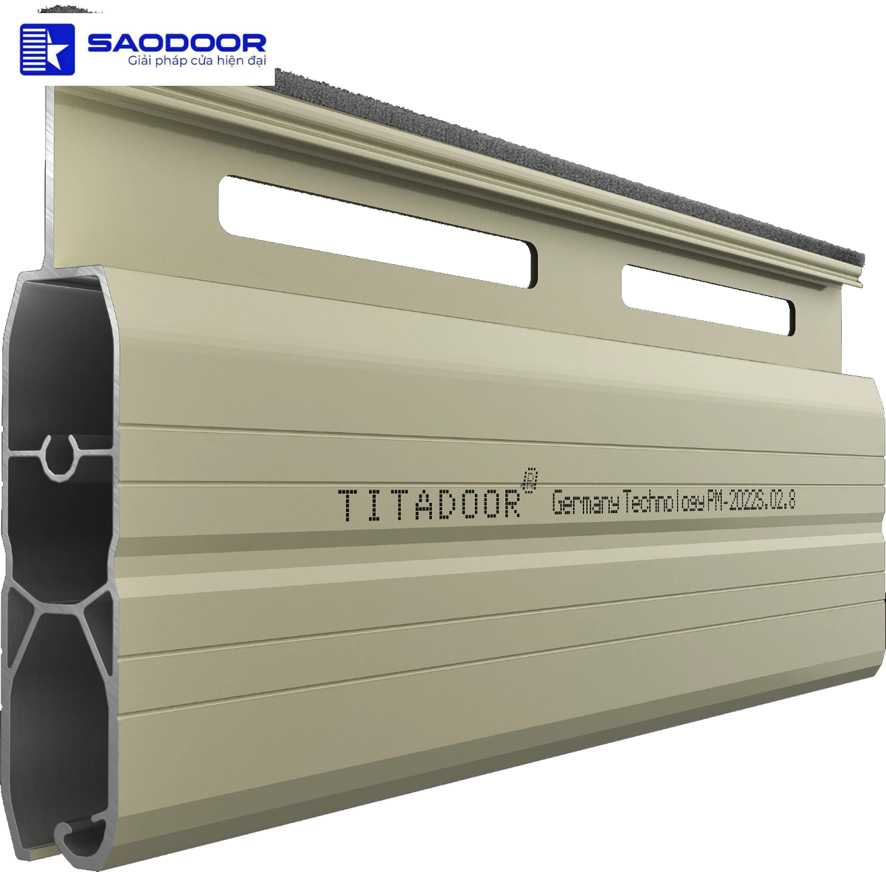 Cửa Cuốn Đức Titadoor PM1030S Hiện Đại Bền Đẹp An Toàn
