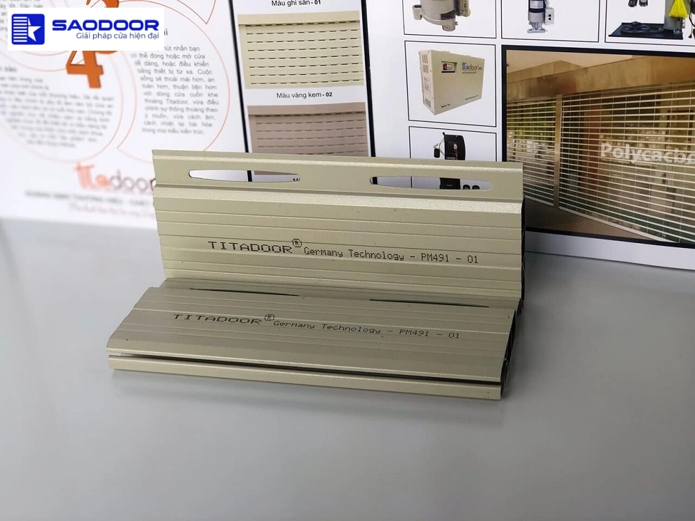 Cửa Cuốn Đức Titadoor PM491 Hiện Đại Bền Đẹp An Toàn