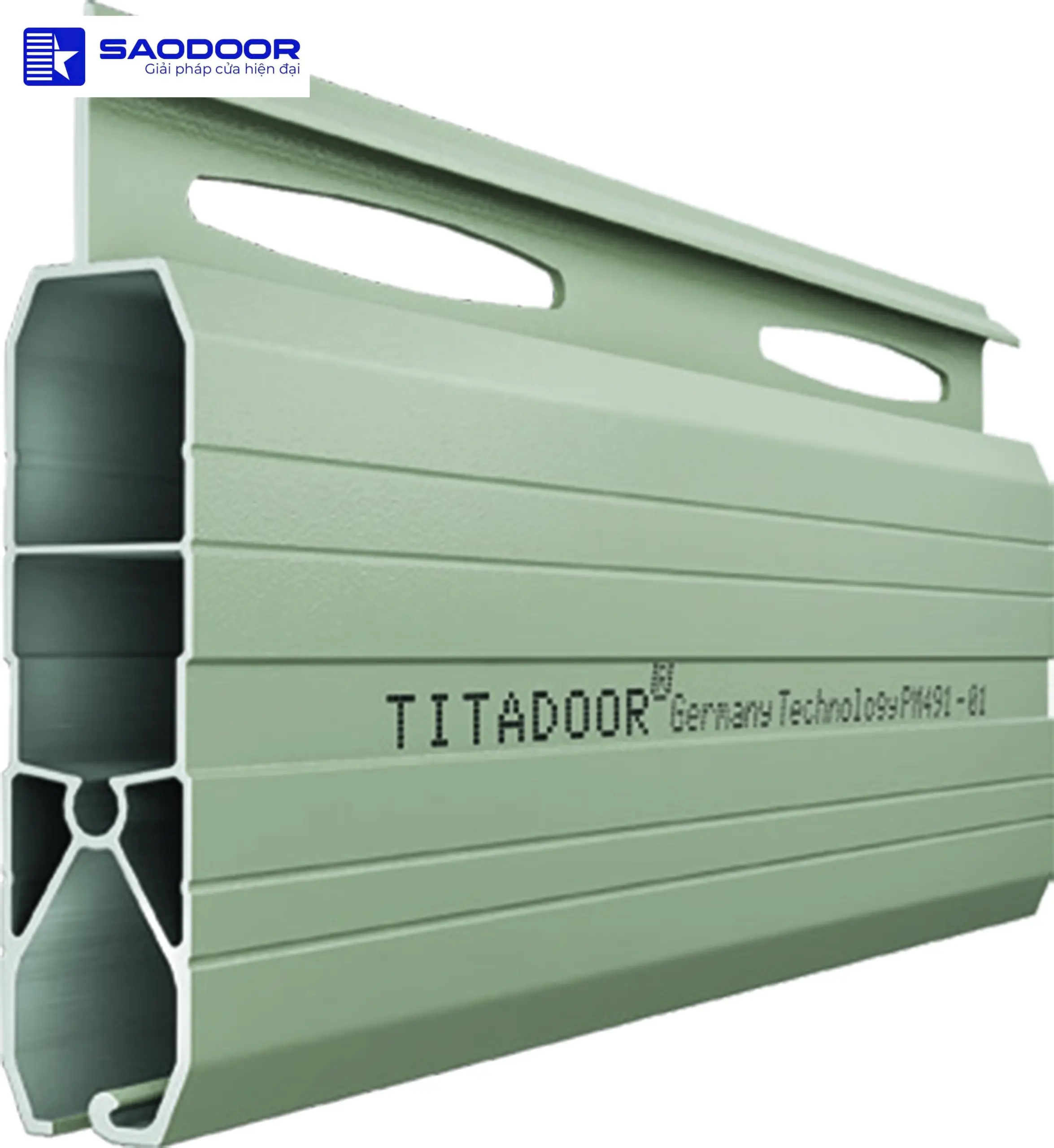 Cửa Cuốn Đức Titadoor PM491A Hiện Đại Bền Đẹp An Toàn