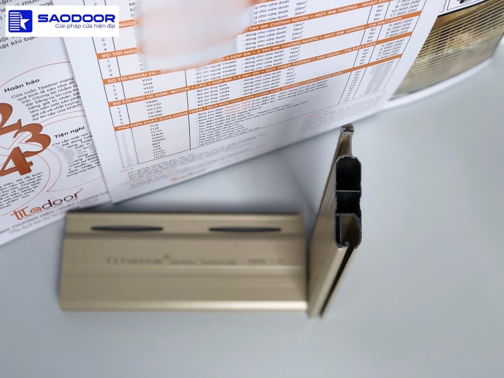 Cửa Cuốn Đức Titadoor PM49S Hiện Đại Bền Đẹp An Toàn