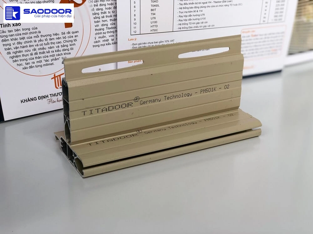 Cửa Cuốn Đức Titadoor PM501K Hiện Đại Bền Đẹp An Toàn