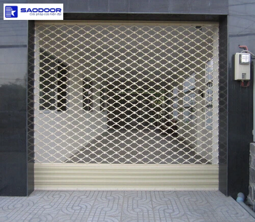 Cửa Cuốn Inox Lưới Mắc Võng Thông Thoáng Bền Đẹp