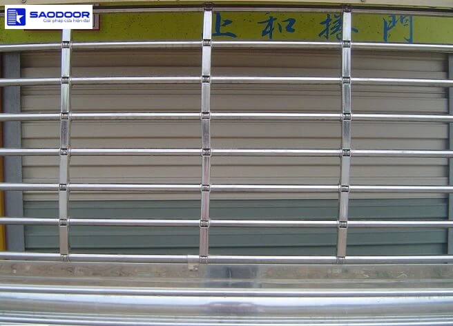 Cửa Cuốn Song Ngang Inox 304 Sang Trọng Bền Đẹp