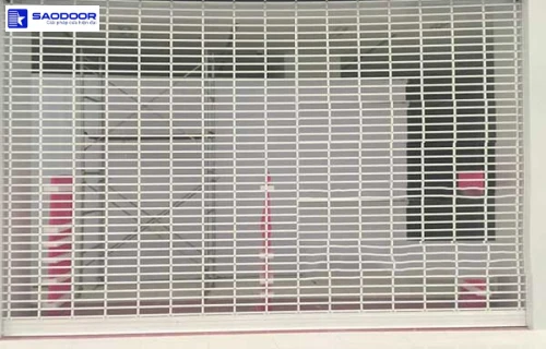Cửa Cuốn Song Tròn Sơn Tĩnh Điện Thông Thoáng Sang Trọng