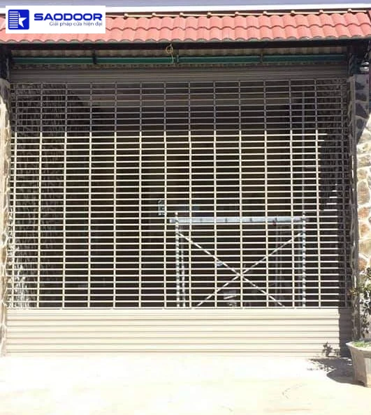 Cửa Cuốn Song Vuông Sơn Tĩnh Điện Sang Trọng Bền Đẹp