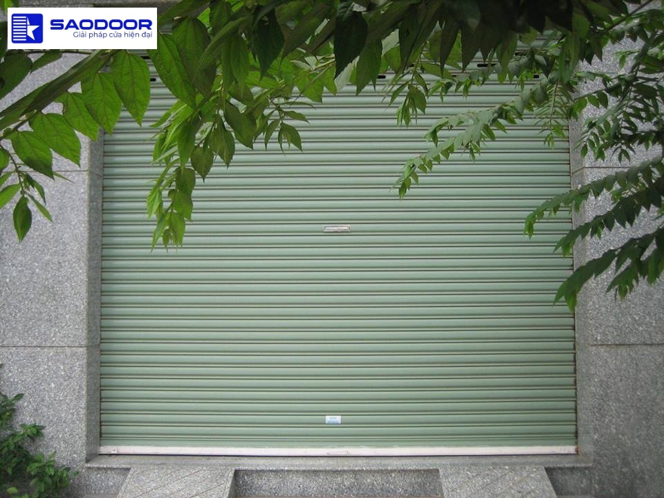 Cửa Cuốn Thép Sơn Tĩnh Điện 1.4mm Siêu Chắc Chắn