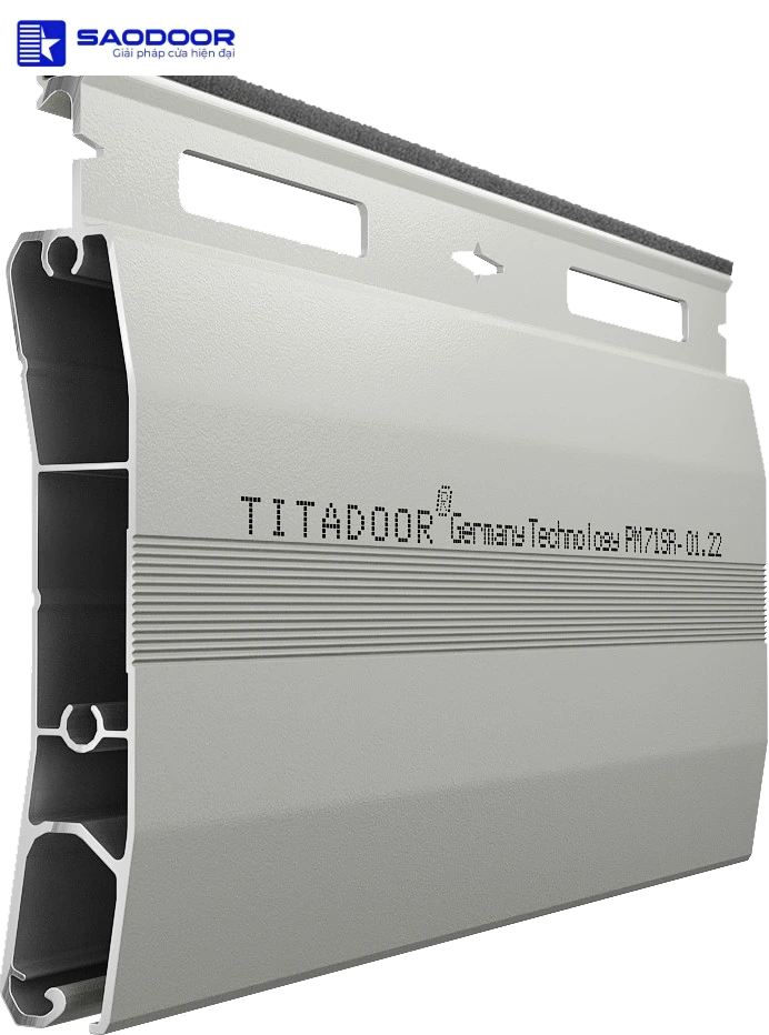 Cửa Cuốn Titadoor PM71SR Hiện Đại An Toàn Bền Đẹp