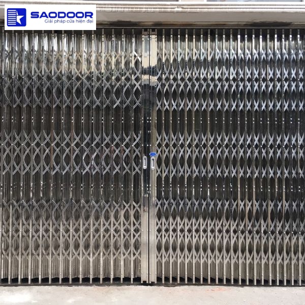 Cửa Kéo Inox 304 Có Lá U 1 Ly Chống Gỉ Cao Cấp