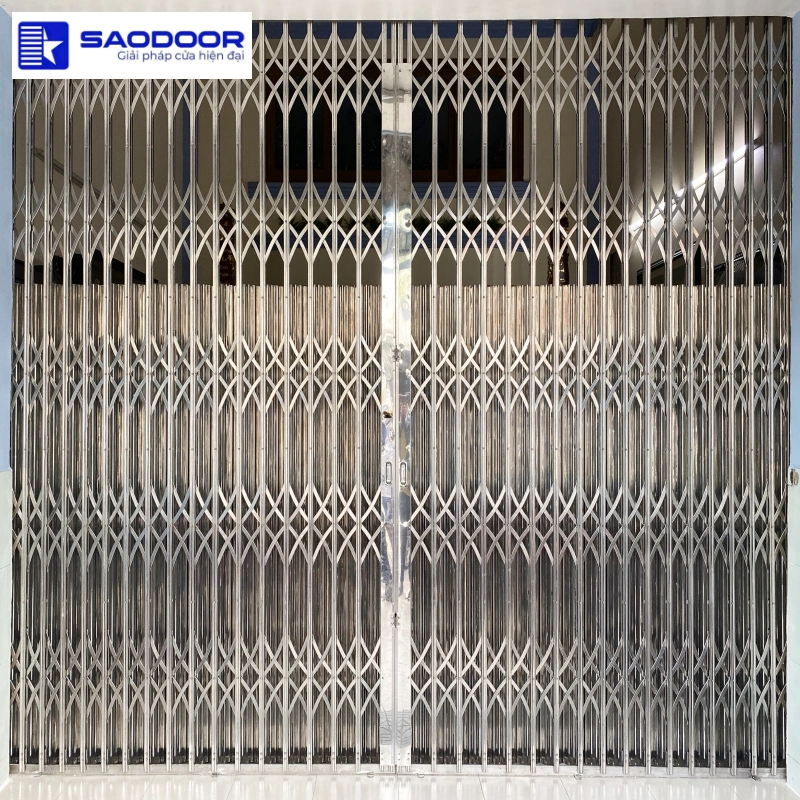Cửa Kéo Inox 304 Không Lá U 1 Ly Chống Gỉ Cao Cấp