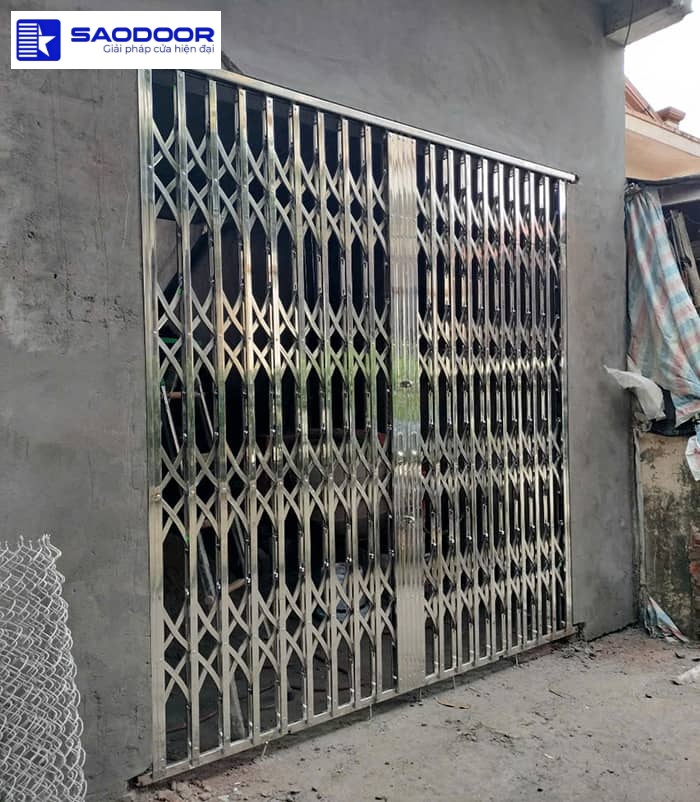 Cửa Kéo Inox 304 Không Lá U 1 Ly Chống Gỉ Cao Cấp