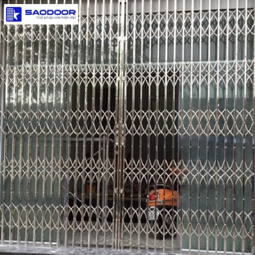 Cửa Kéo Inox 304 Không Lá U 6 Dem Bền Đẹp Chống Gỉ