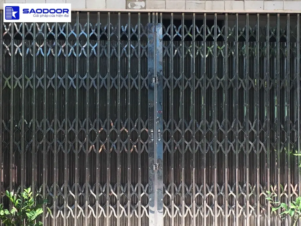 Cửa Kéo Inox 304 Không Lá U 7 Dem Chống Gỉ Bền Đẹp