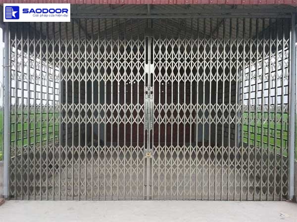 Cửa Kéo Inox 304 Không Lá U 8 Dem Chống Gỉ Cao Cấp