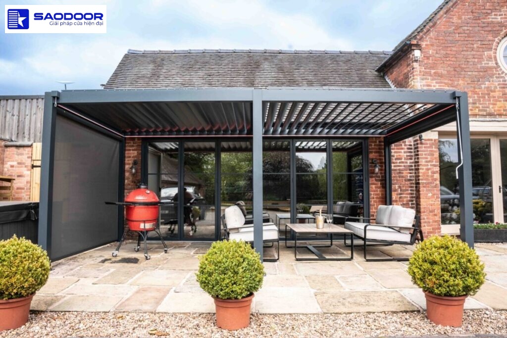 Pergola Austdoor Giải Pháp Mái Che Hiện Đại Sang Trọng