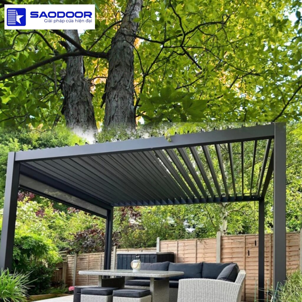 Pergola Austdoor Giải Pháp Mái Che Hiện Đại Sang Trọng